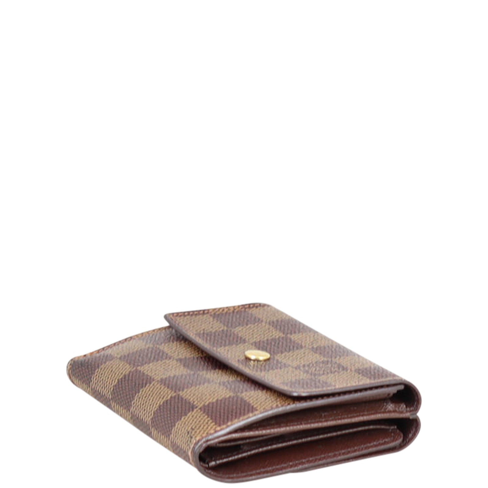 Louis Vuitton Elise Wallet Damier Ebene Corner