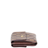 Louis Vuitton Elise Wallet Damier Ebene Side