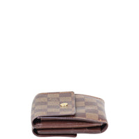 Louis Vuitton Elise Wallet Damier Ebene Side
