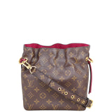 Louis Vuitton Noe Pouch Monogram Front