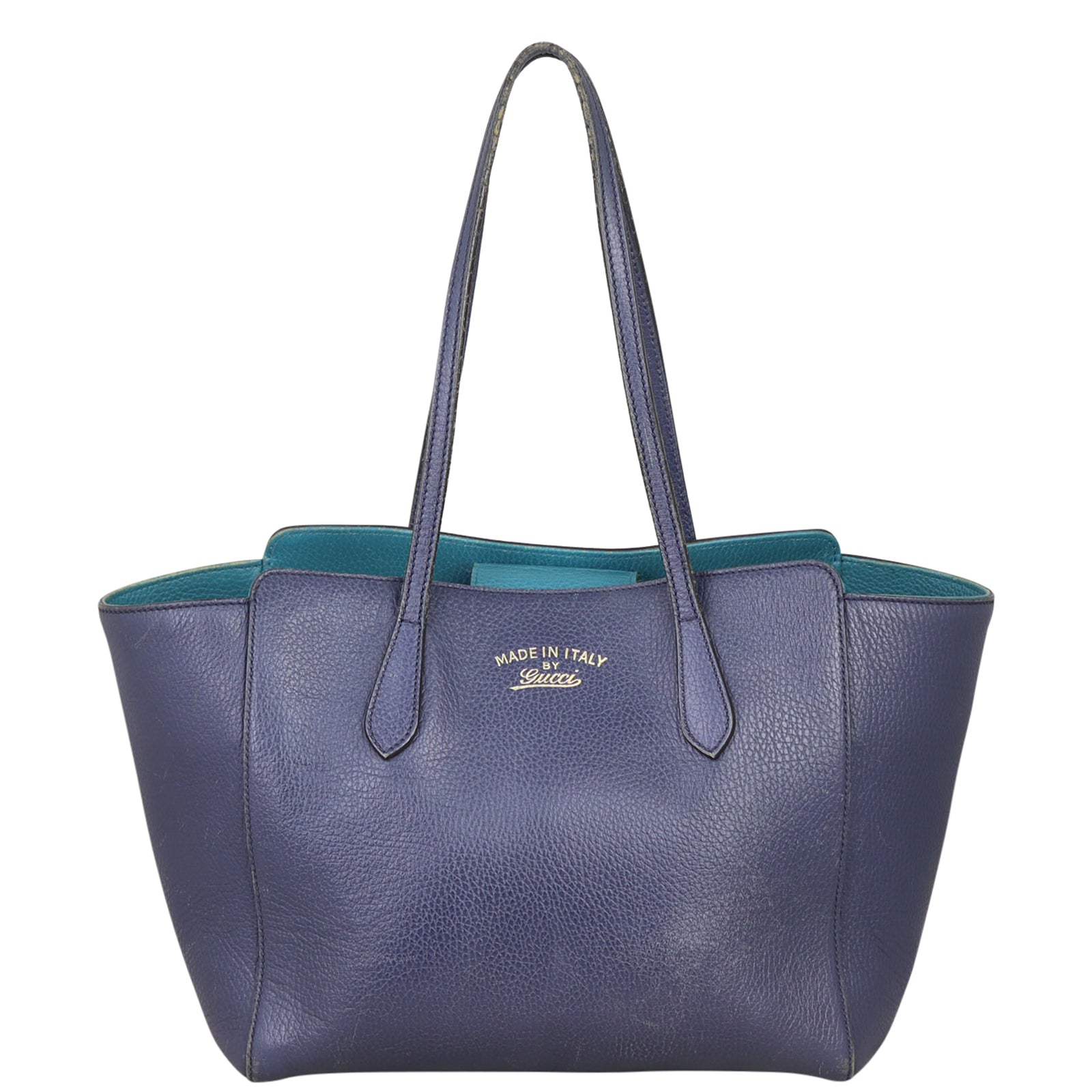 Gucci Swing Leather Tote Medium Front