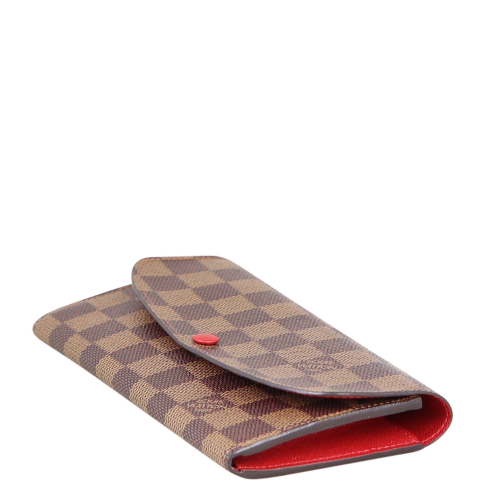 Louis Vuitton Emilie Wallet Damier Ebene Corner
