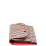 Louis Vuitton Emilie Wallet Damier Ebene Side