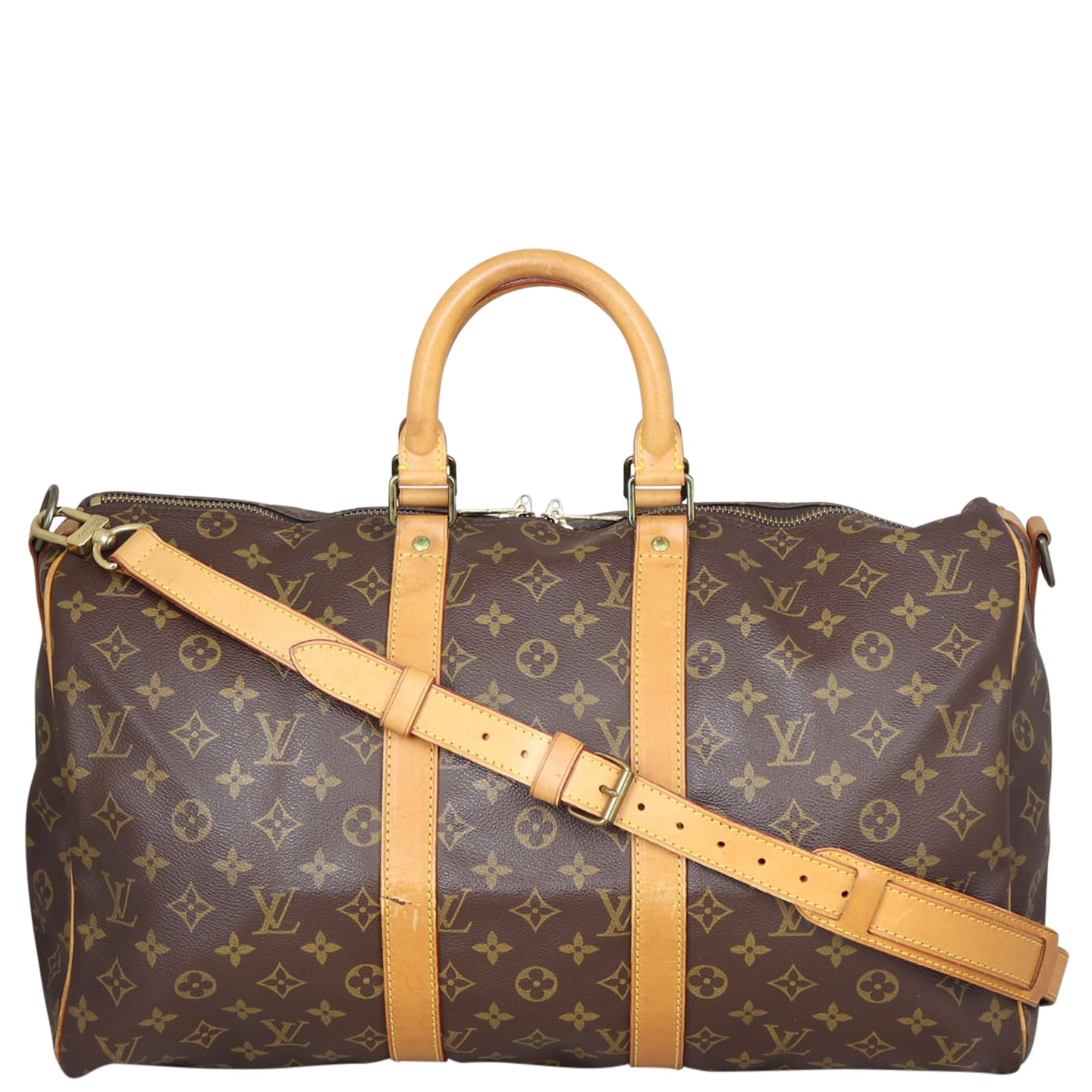 Louis Vuitton Keepall 45 Bandouliere Monogram Front