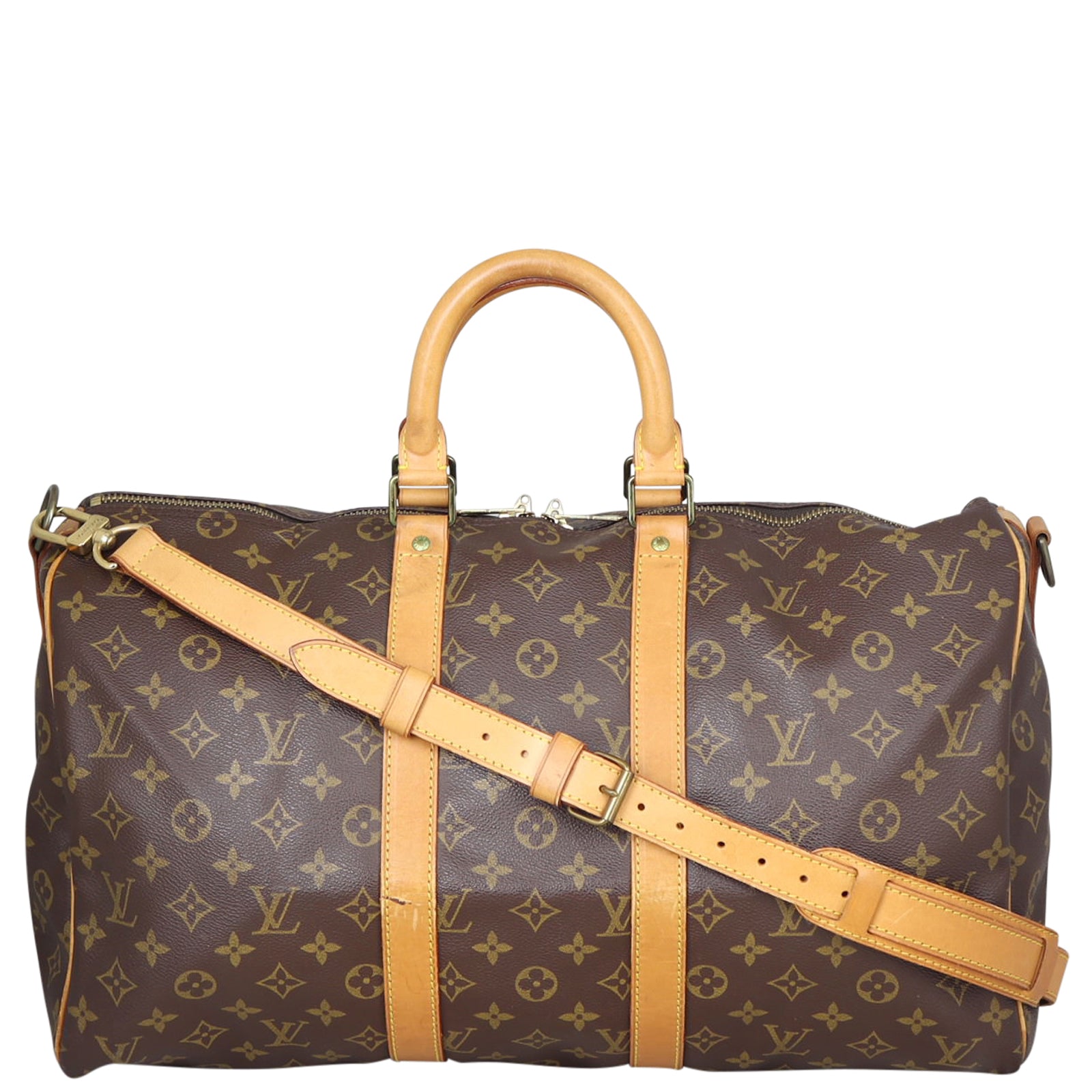 Louis Vuitton Keepall 45 Bandouliere Monogram Front