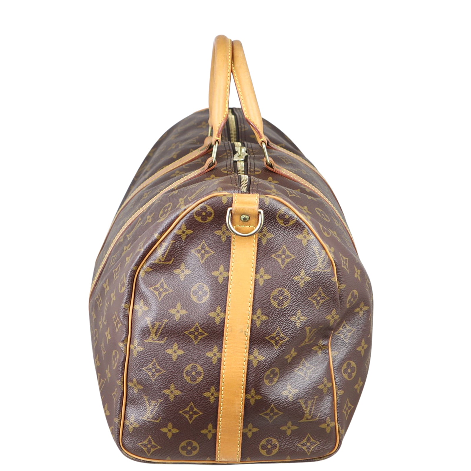 Louis Vuitton Keepall 50 Bandouliere Monogram Side