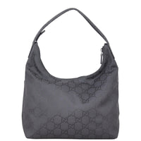 Gucci GG Nylon Zip Hobo Back
