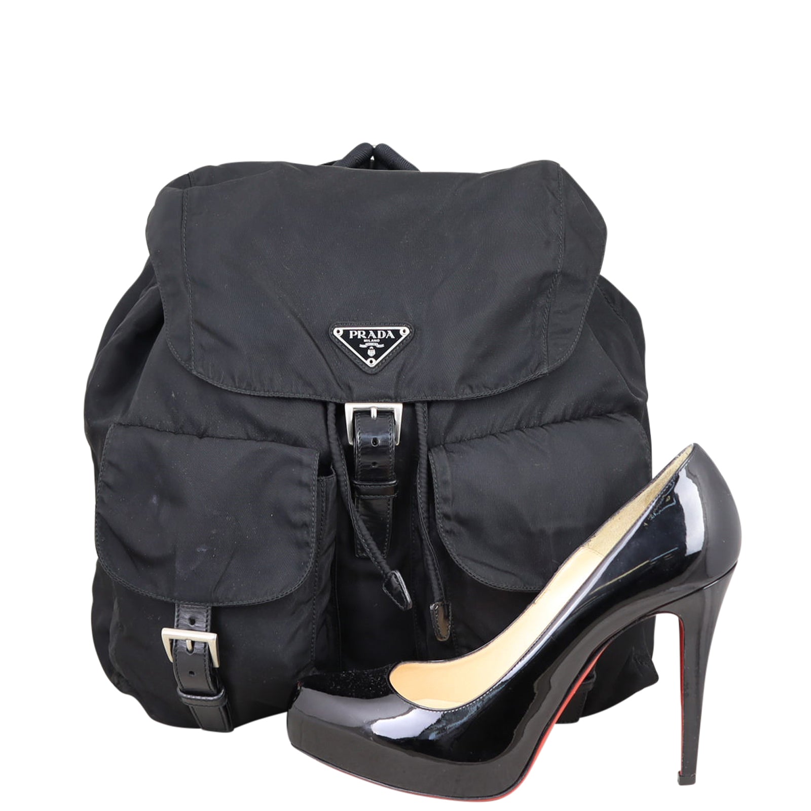 Prada Tessuto Vela Backpack Shoe