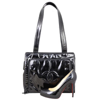 Chanel Vinyl Shoulder Bag Shoe