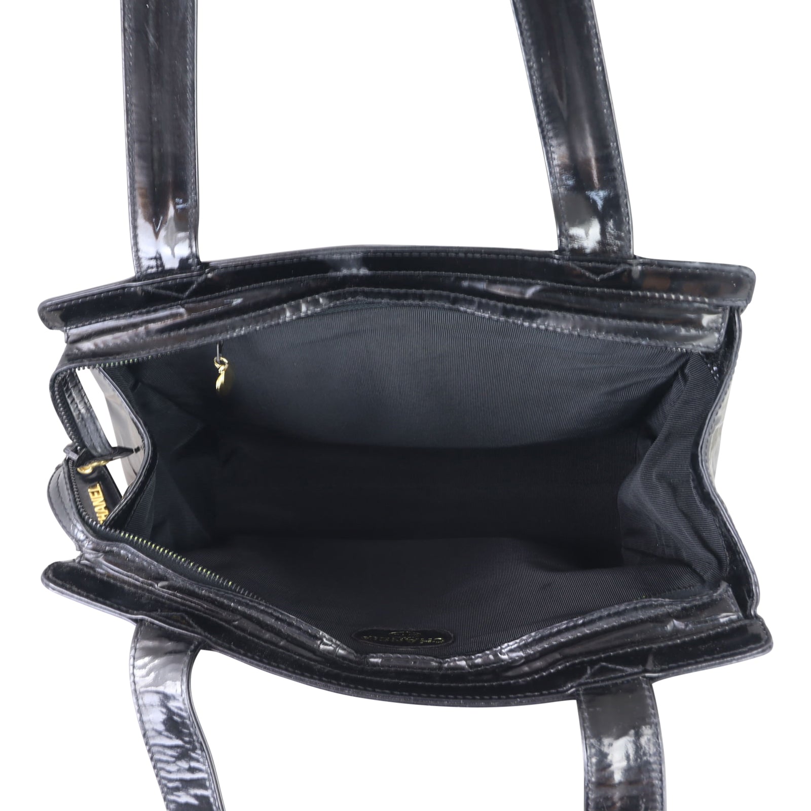 Chanel Vinyl Shoulder Bag Whole interior