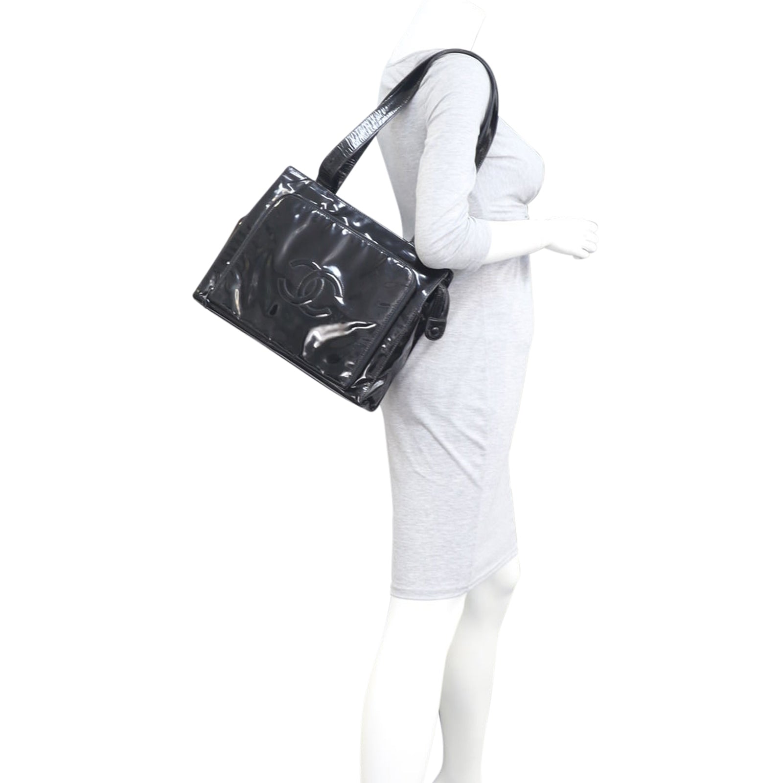 Chanel Vinyl Shoulder Bag Mannequin