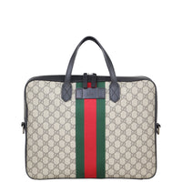 Gucci GG Supreme Web Briefcase Front