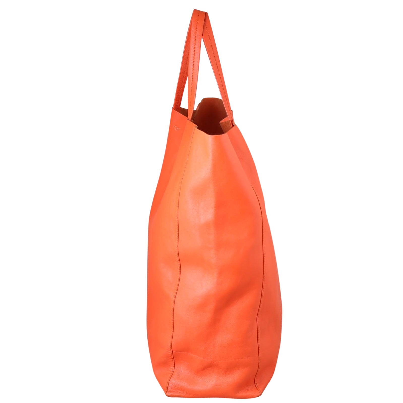 Celine Vertical Cabas Tote Side