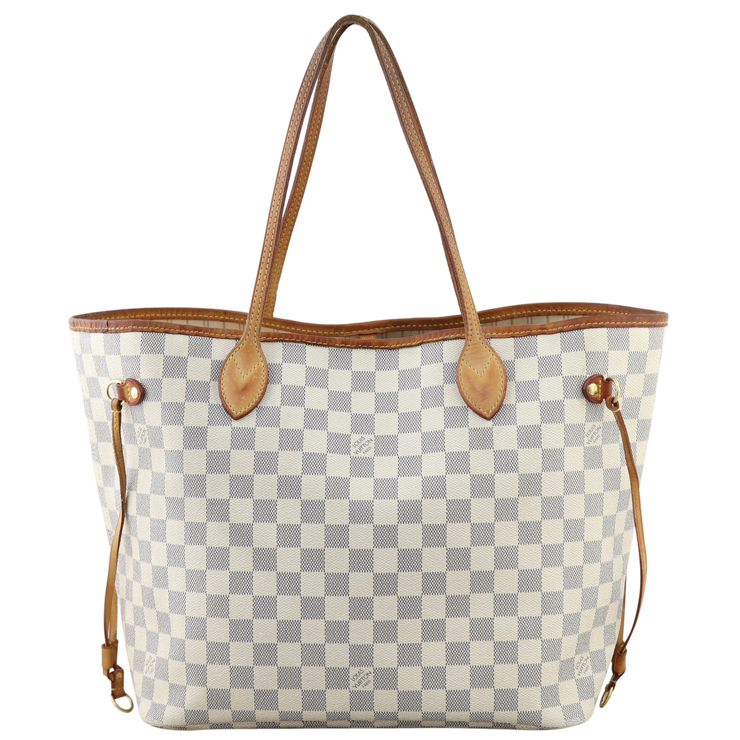 Louis Vuitton Neverfull MM Damier Azur Back