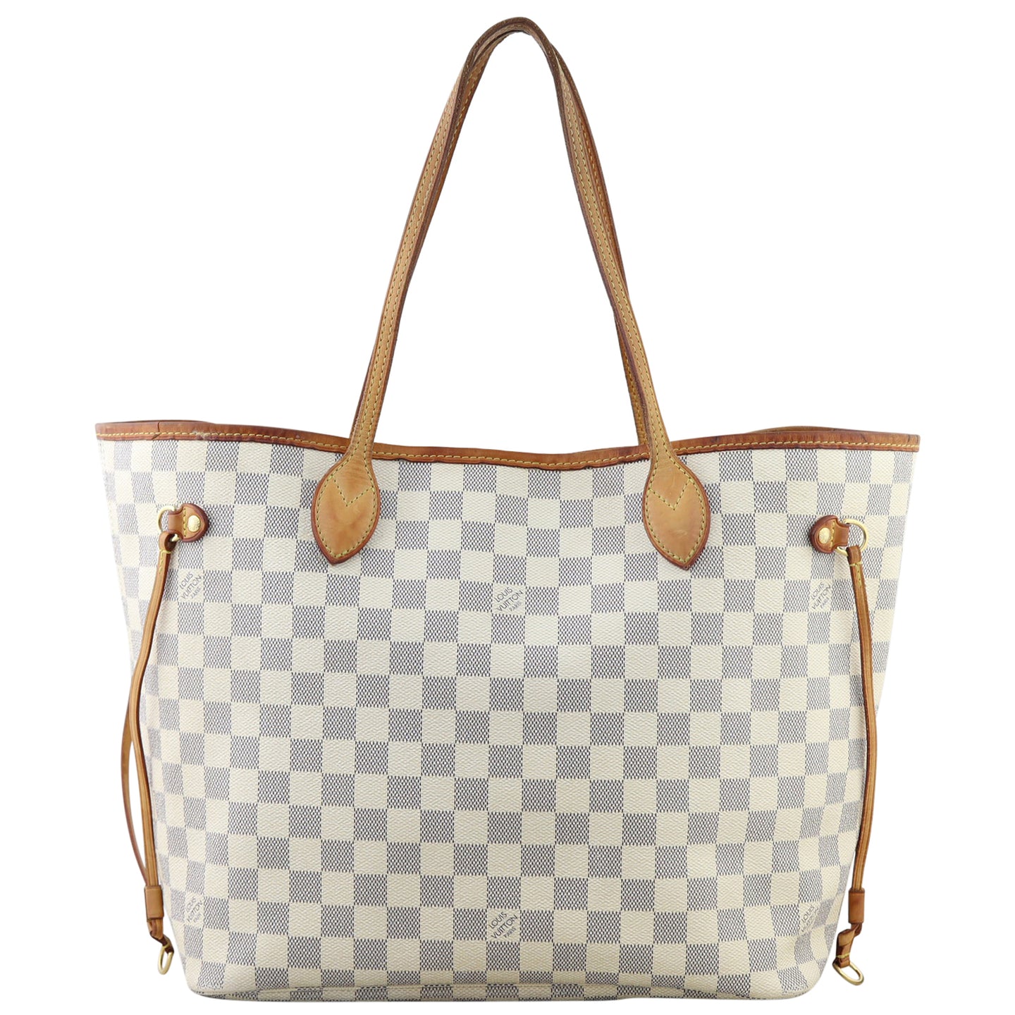 Louis Vuitton Neverfull MM Damier Azur Front