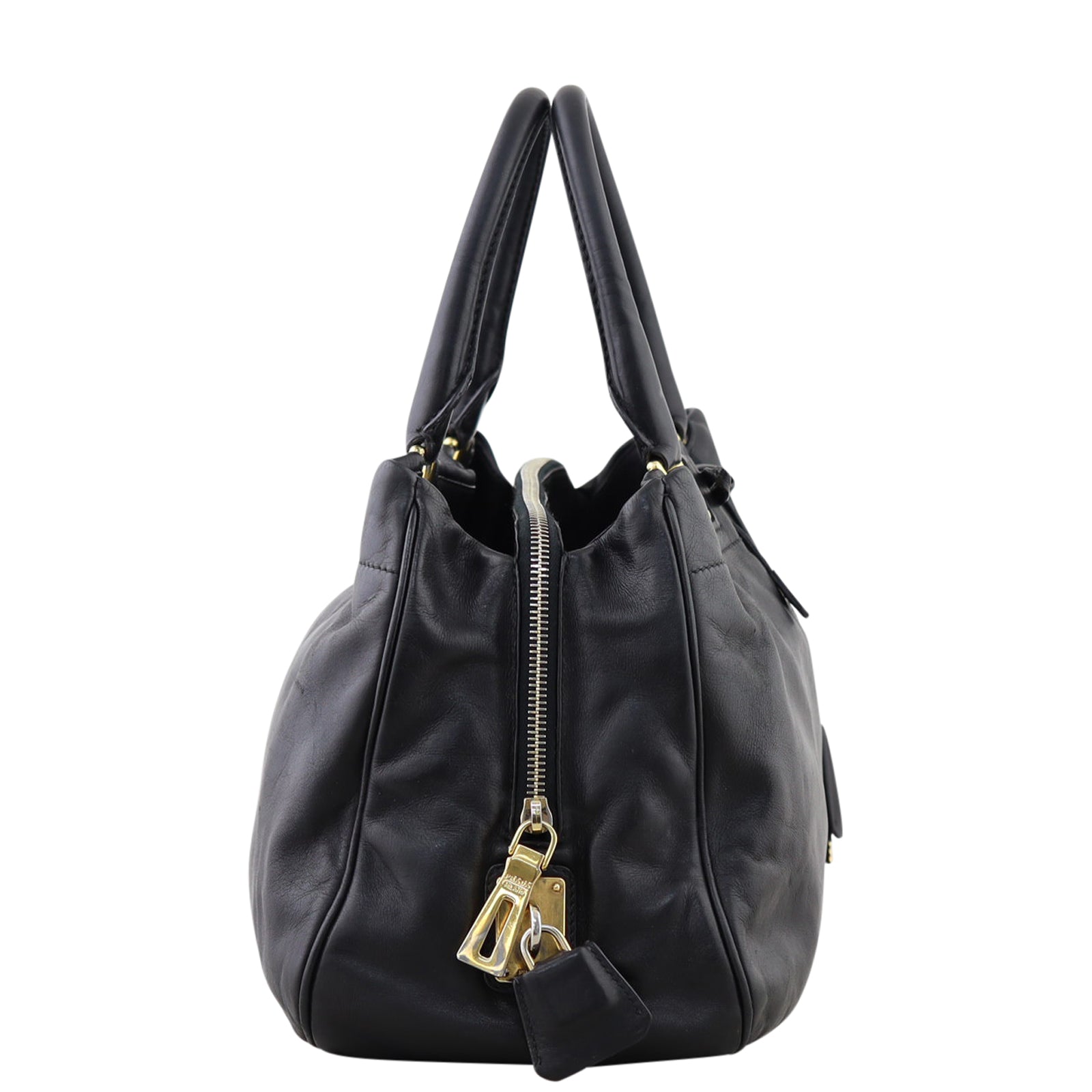 Prada Nappa Bow Satchel Side