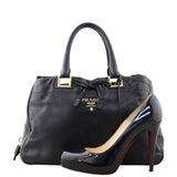 Prada Nappa Bow Satchel Shoe