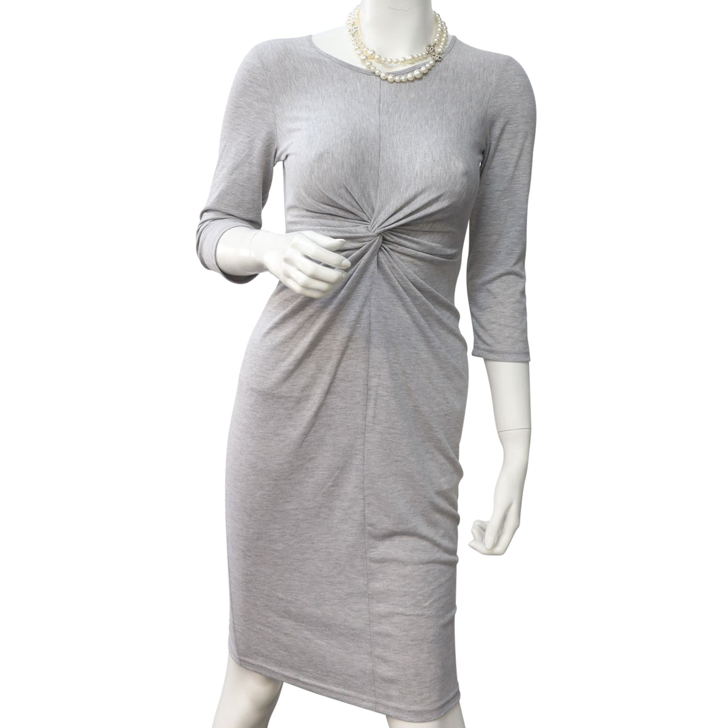 Chanel CC Glass Pearl Necklace Mannequin