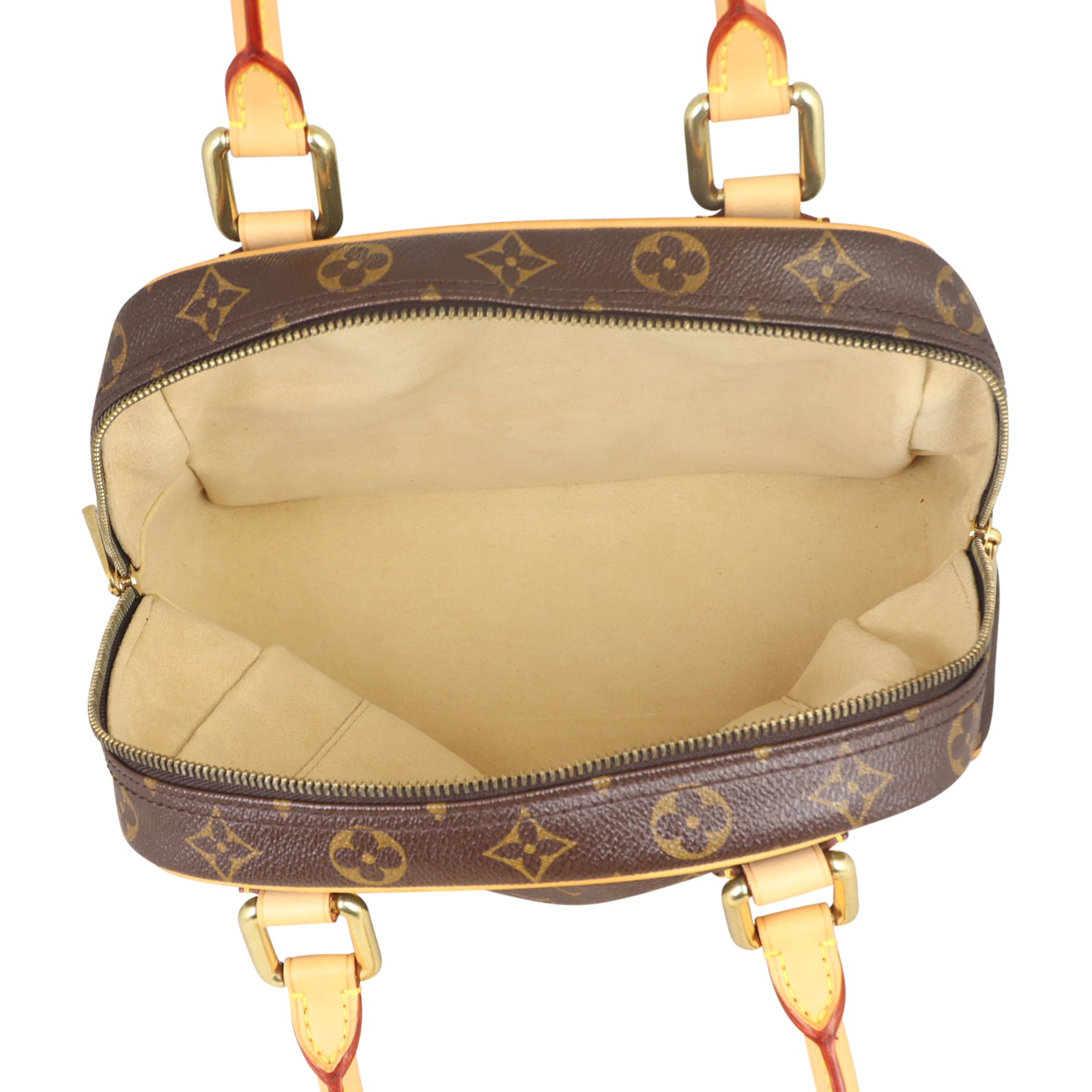 Louis Vuitton Manhattan PM Monogram Whole interior