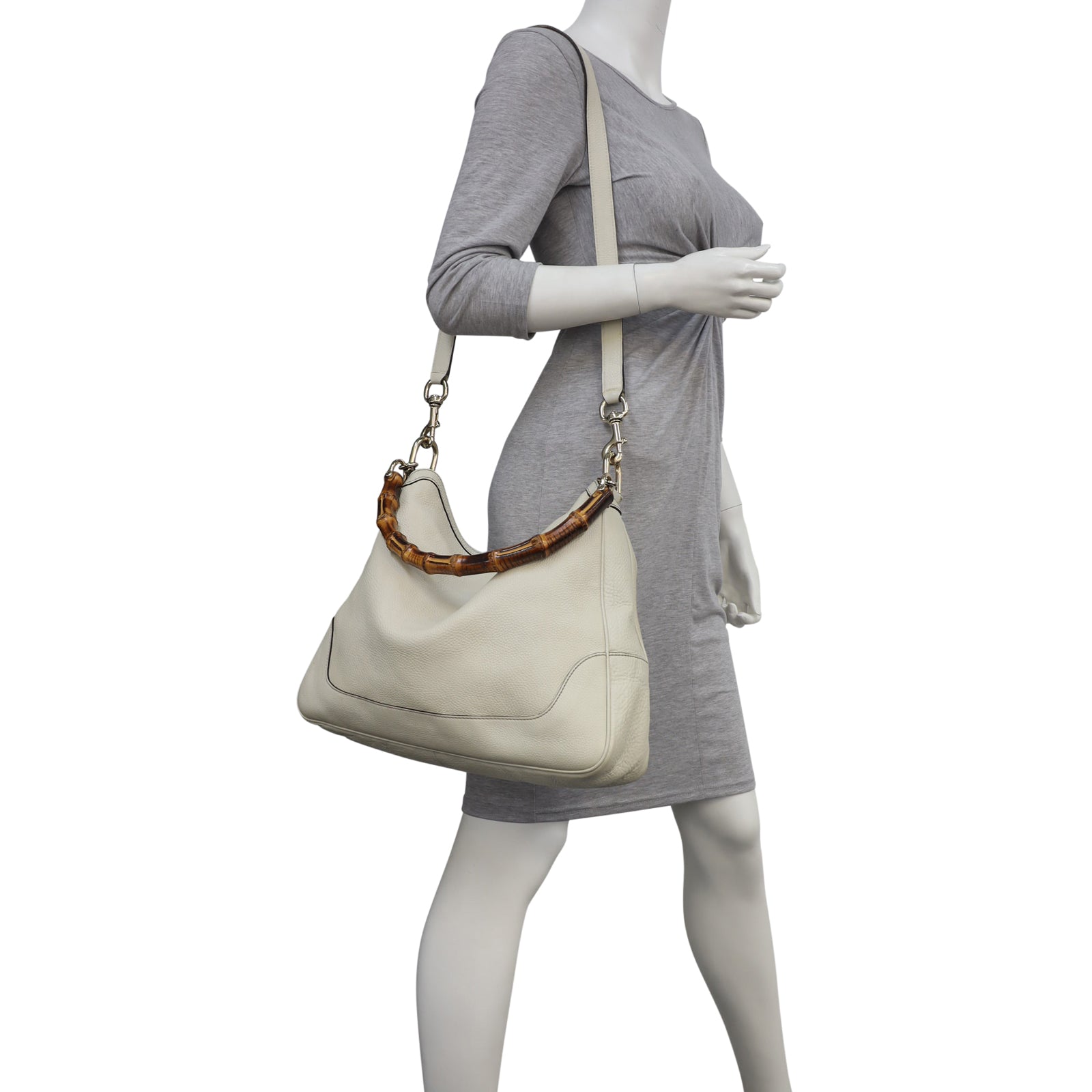 Gucci Bamboo Top Handle Tote Mannequin