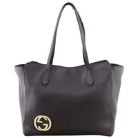 Gucci Interlocking G Leather Tote Front