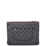 Chanel Quilted O-Case Medium Back