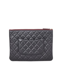 Chanel Quilted O-Case Medium Back