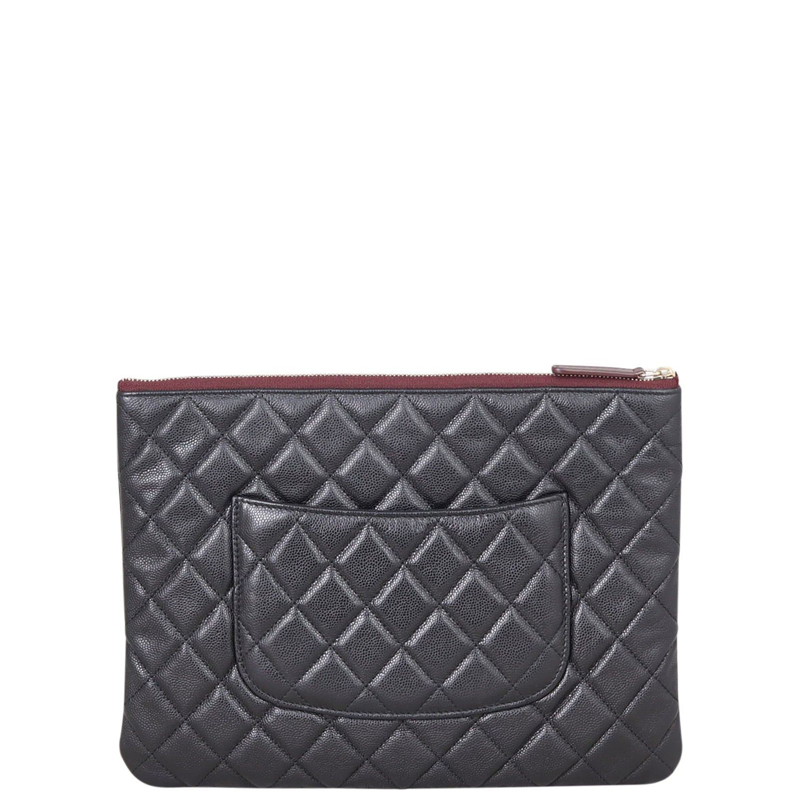 Chanel Quilted O-Case Medium Back