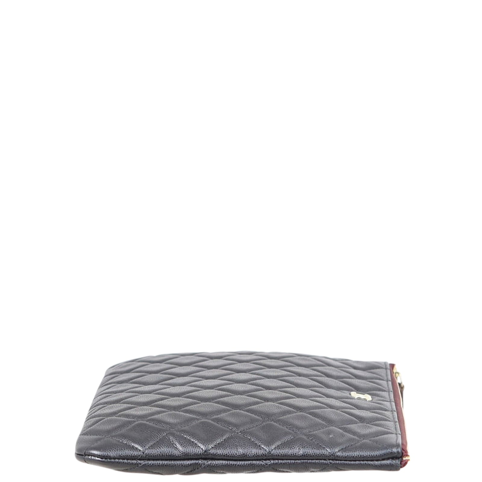 Chanel Quilted O-Case Medium Side