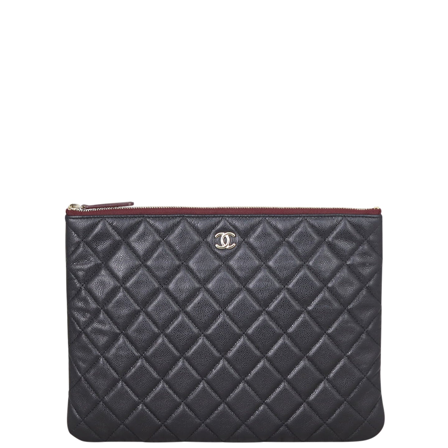 Chanel Quilted O-Case Medium Front