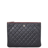Chanel Quilted O-Case Medium Front