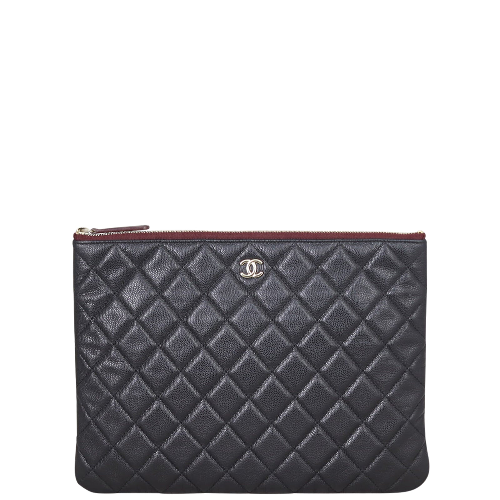 Chanel Quilted O-Case Medium Front