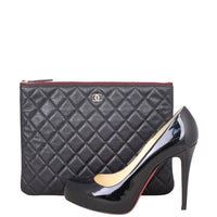 Chanel Quilted O-Case Medium Shoe