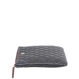 Chanel Quilted O-Case Medium Side