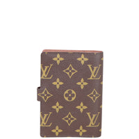 Louis Vuitton Small Ring Agenda Cover Monogram Back