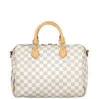 Louis Vuitton Speedy 30 Bandouliere Damier Azur Back