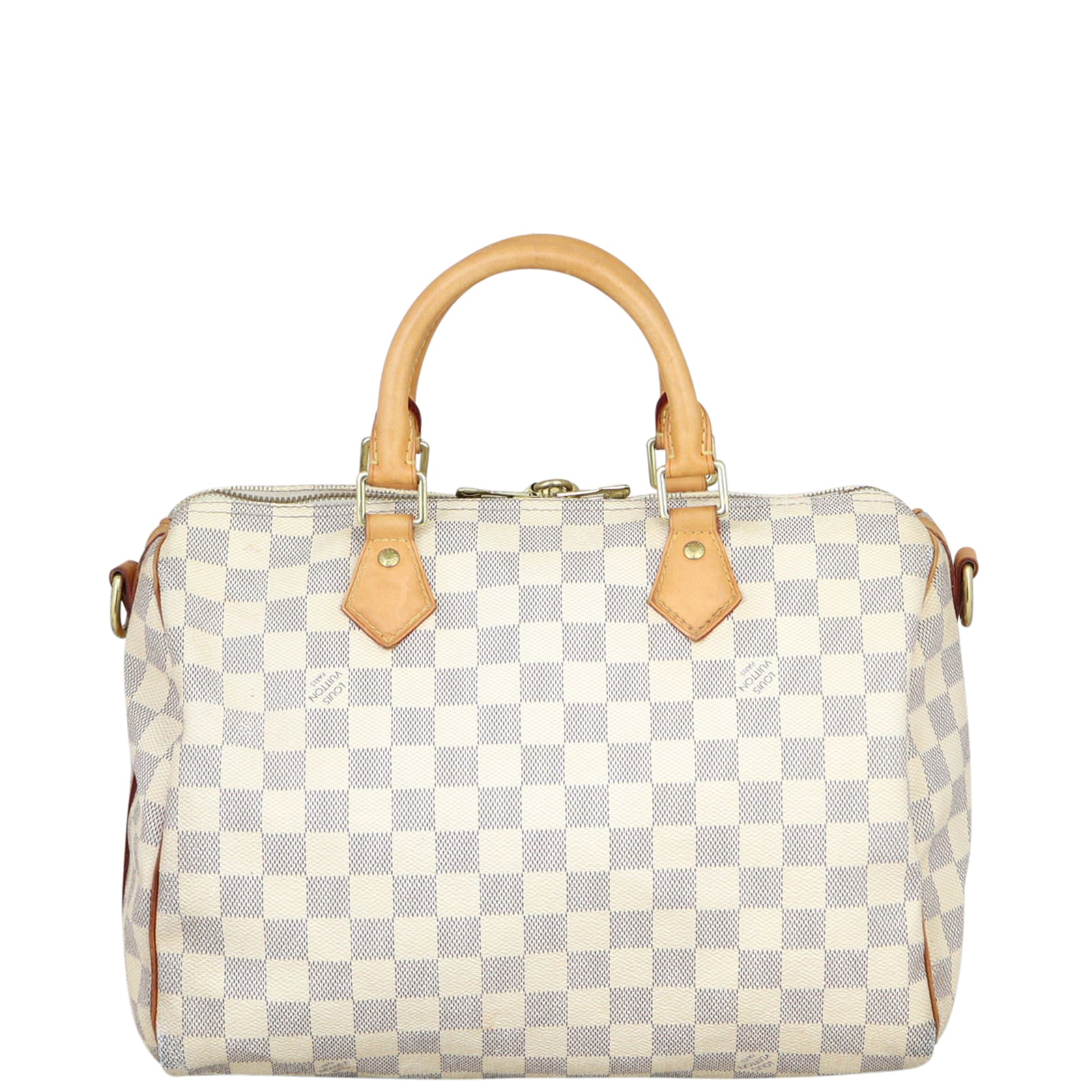 Louis Vuitton Speedy 30 Bandouliere Damier Azur Back