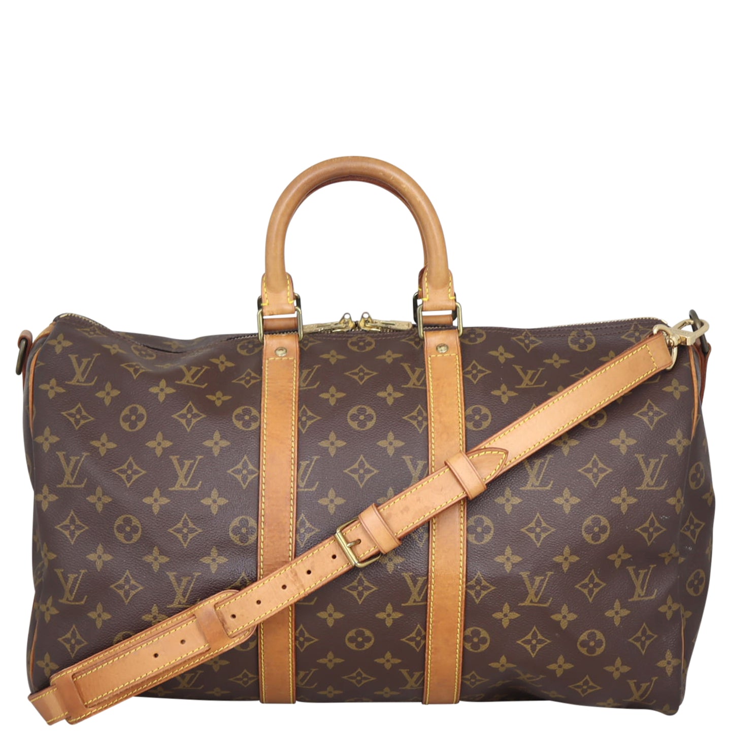 Louis Vuitton Keepall 45 Bandouliere Monogram Front