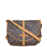 Louis Vuitton Saumur 30 Monogram Front