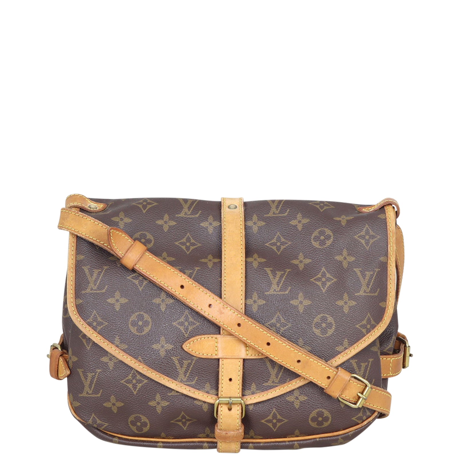 Louis Vuitton Saumur 30 Monogram Front