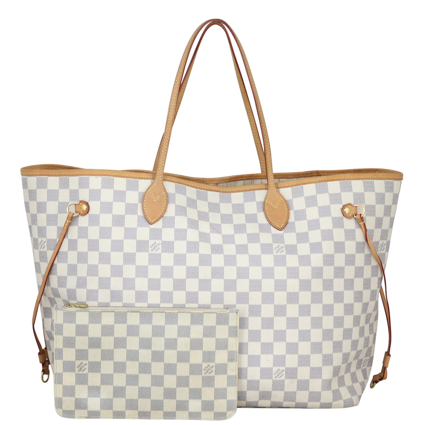Louis Vuitton Neverfull GM Damier Azur Front
