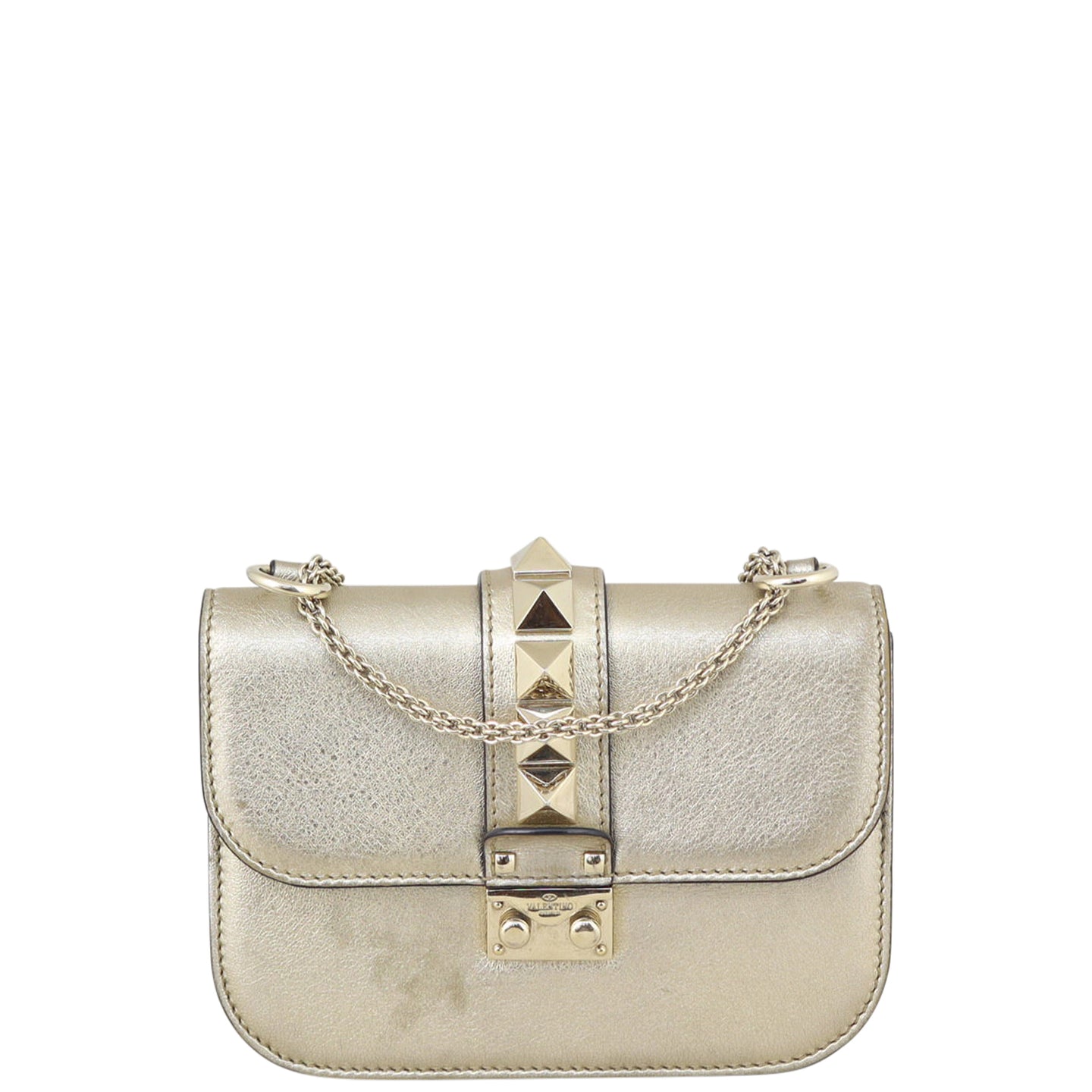 Valentino Rockstud Glam Lock Small Front