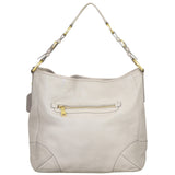 Prada Vitello Daino Front Zip Hobo Back