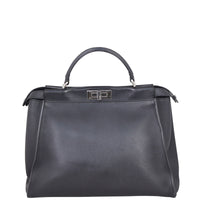 Fendi Peekaboo Monster Python-Trim Back