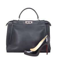 Fendi Peekaboo Monster Python-Trim Shoe