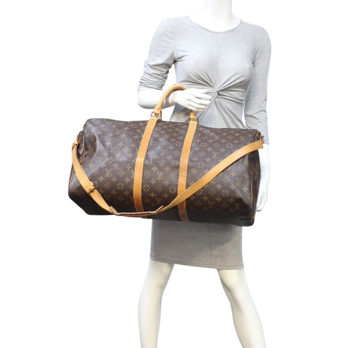 Louis Vuitton Keepall 55 Bandouliere Monogram Mannequin
