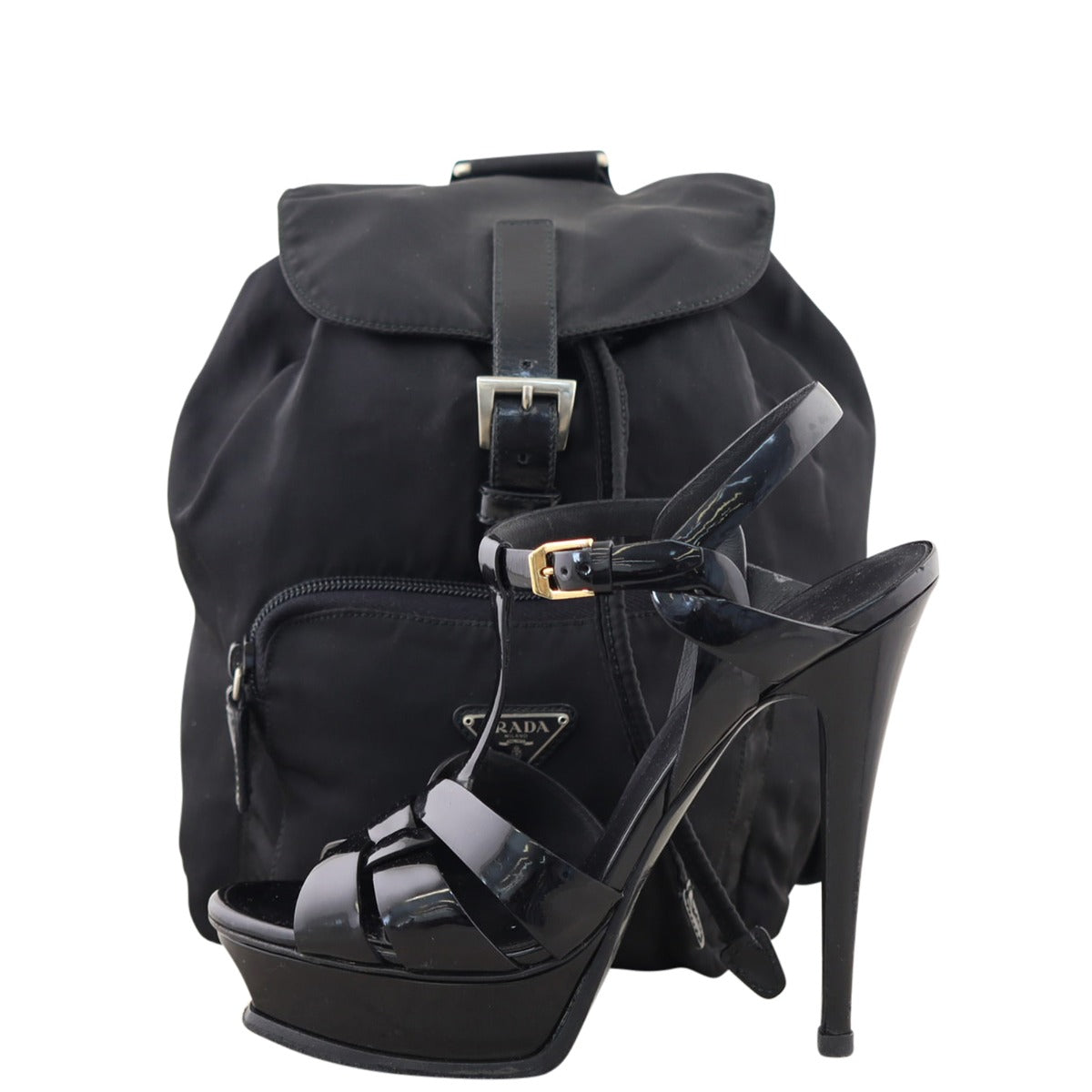 Prada Nylon Backpack Shoe
