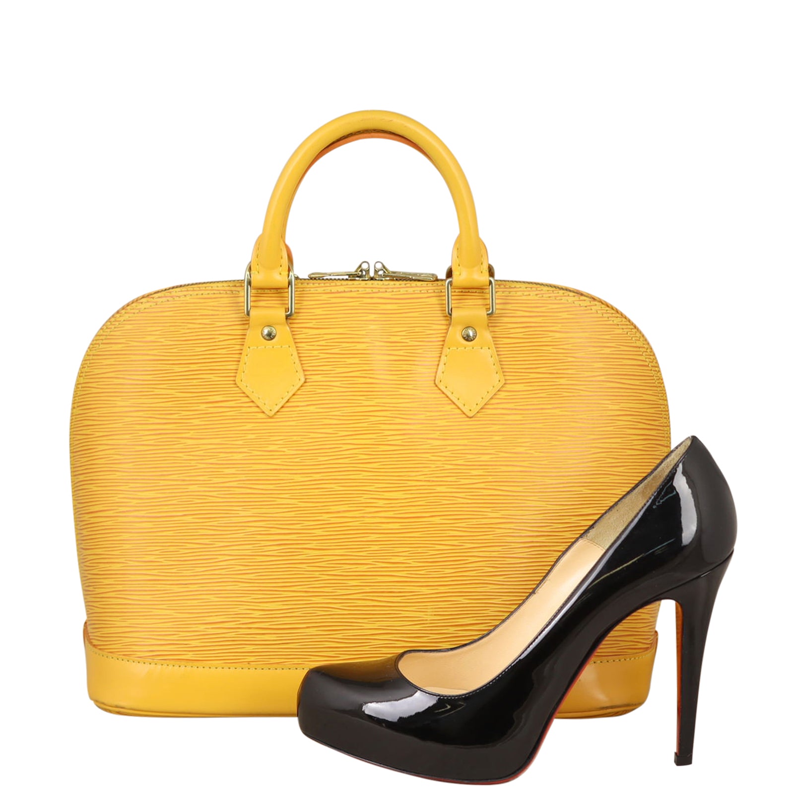 Louis Vuitton Alma PM Epi | Yellow Gold – Luxe.It.Fwd