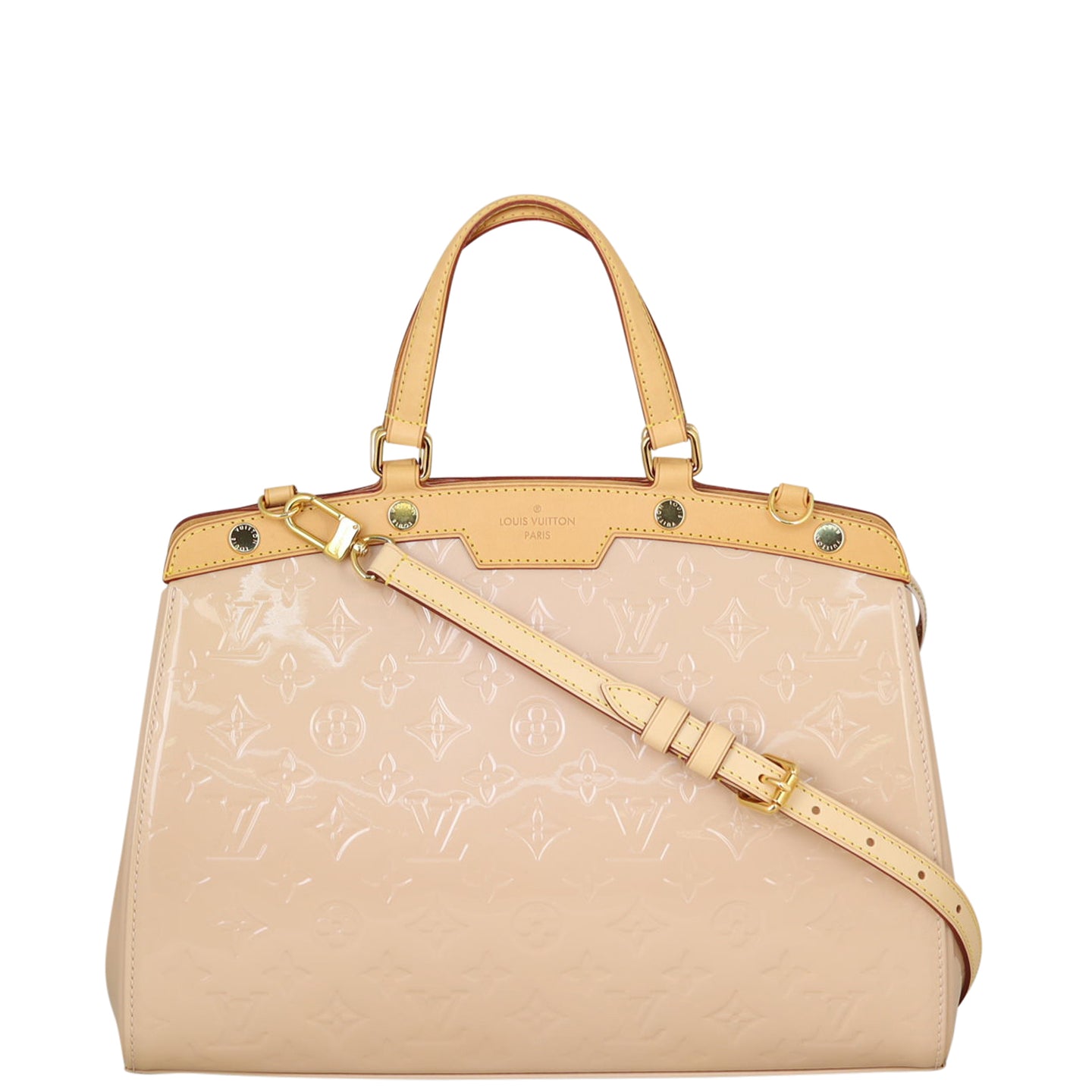 Louis Vuitton Brea MM Monogram Vernis Front