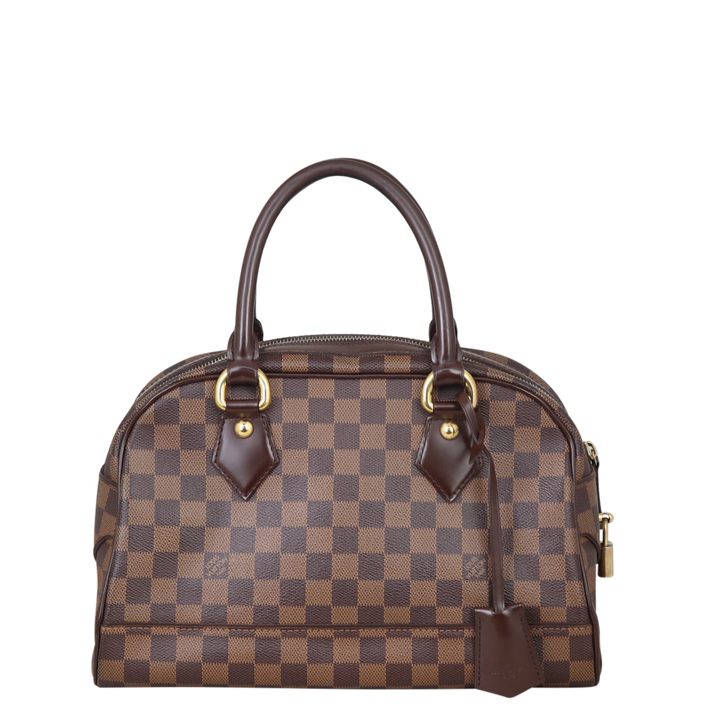 Louis Vuitton Duomo Bowling Bag Damier Ebene Front